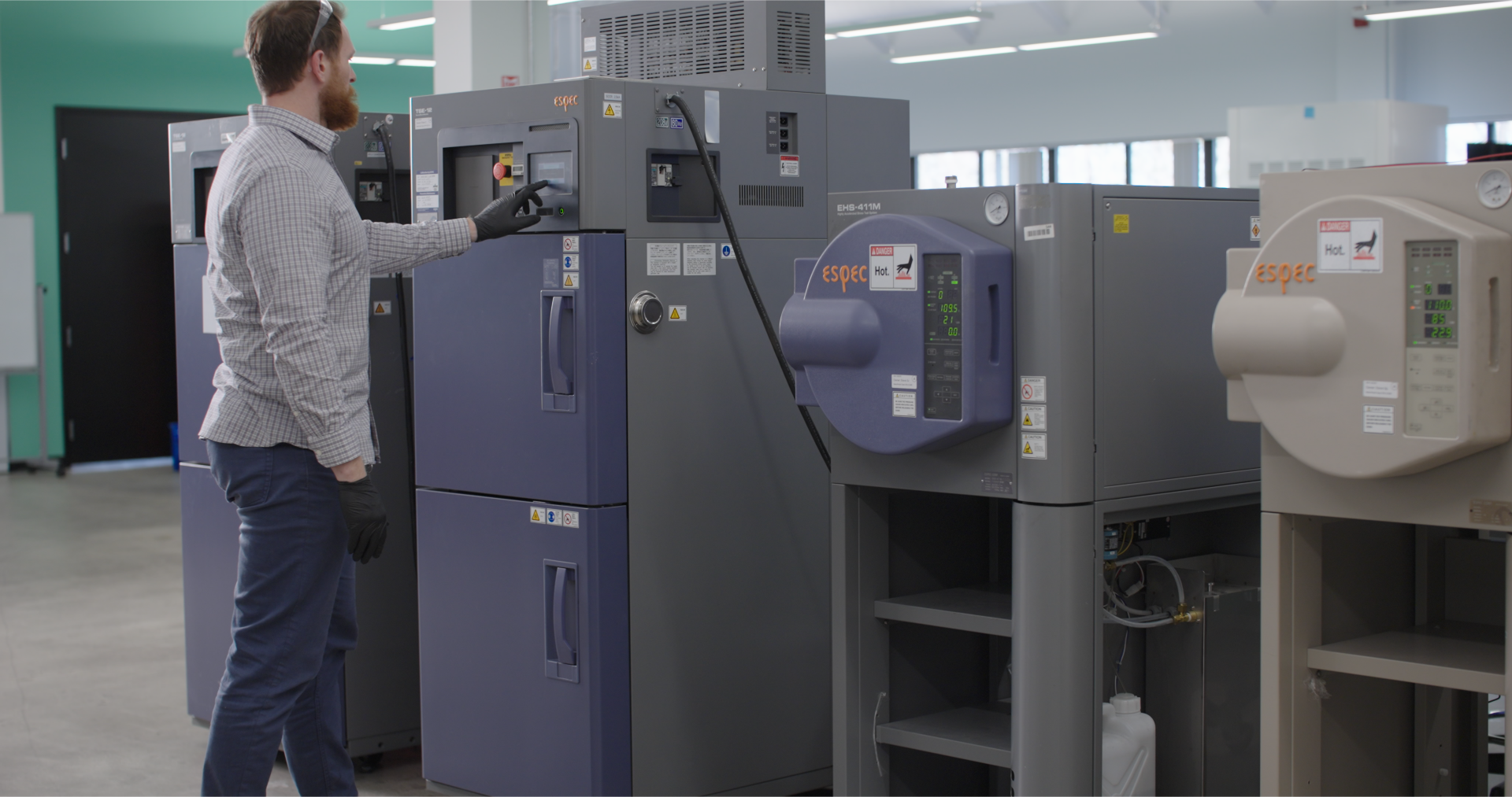 Boston Materials team working in the facility